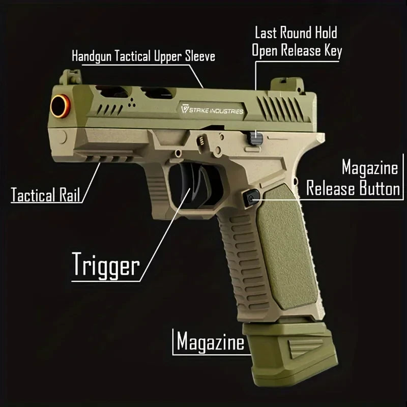 SIG17 Realistic Soft Bullet Blaster Toy